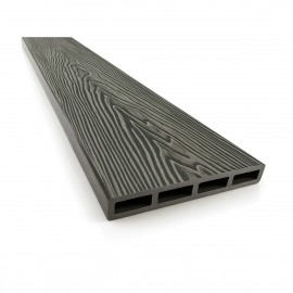Placă de gard din WPC 150 x 20 mm Gri Antracit 