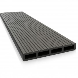 Placă de gard din WPC 150 x 20 mm Gri Antracit 