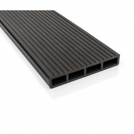 Placă de gard din WPC, 150 x 20.6 mm Gri Antracit