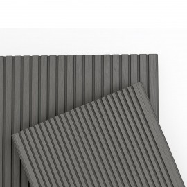 Placă de gard din WPC, 150 x 20.6 mm Gri Antracit