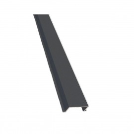 Profil de inchidere stalp, aluminiu, gri antracit