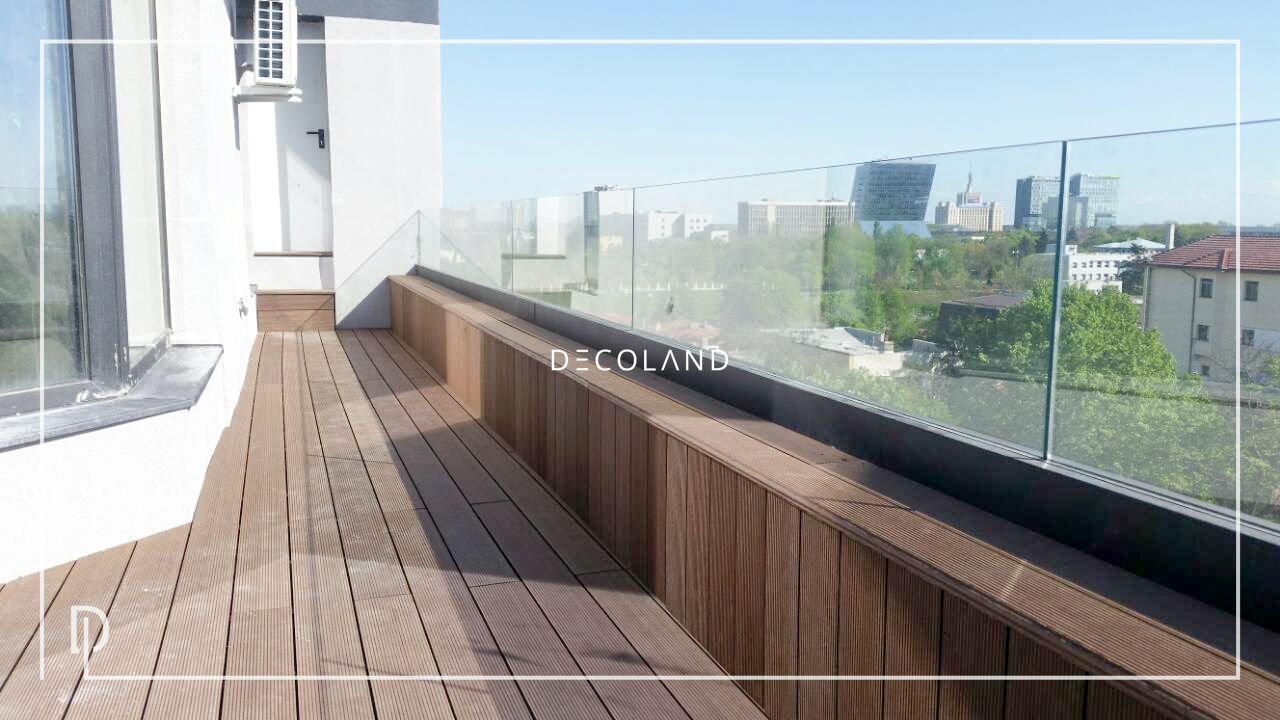Decking WPC balcon Proiect rezidențial