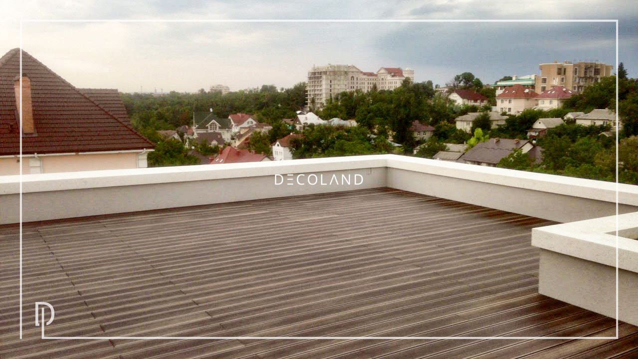 Decking WPC Terasa acoperiș /Proiect rezidențial
